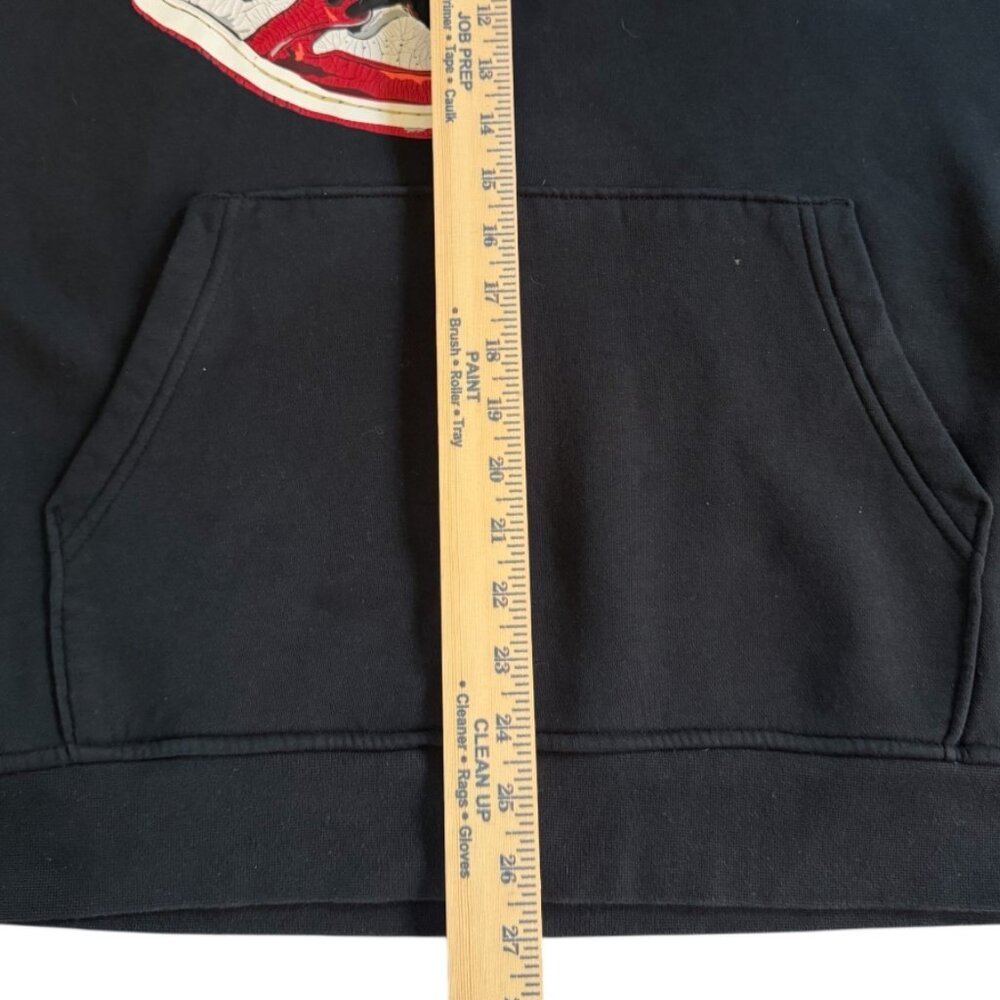 Air Jordan Sweatshirt Hoodie Men XL Black Lost And Found Sneakers FD0568-010 - Picture 11 of 11